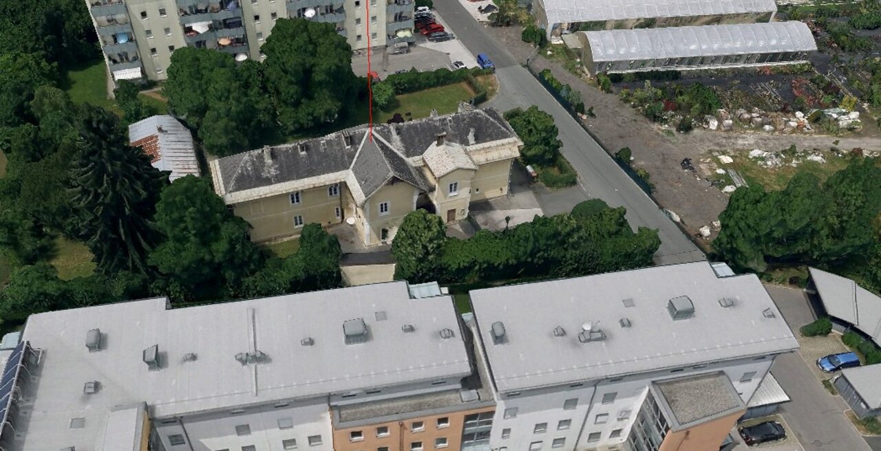 Luftbild Georg-Lora-Straße 26, Foto: Digitaler Zwilling