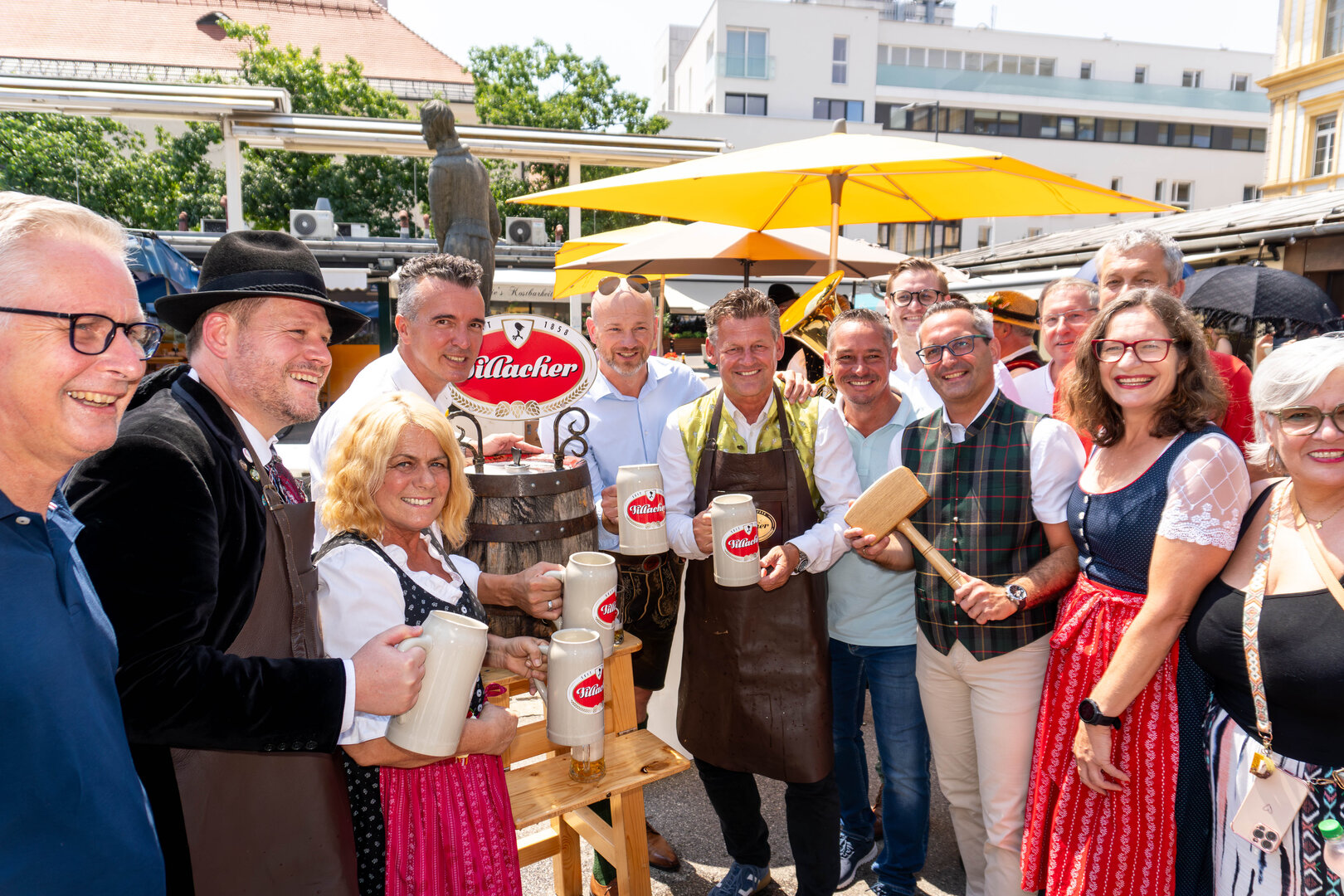 Die Villacher Kirchtagslader waren am Freitag in Klagenfurt unterwegs. Foto: StadtKommunikation/Wiedergut